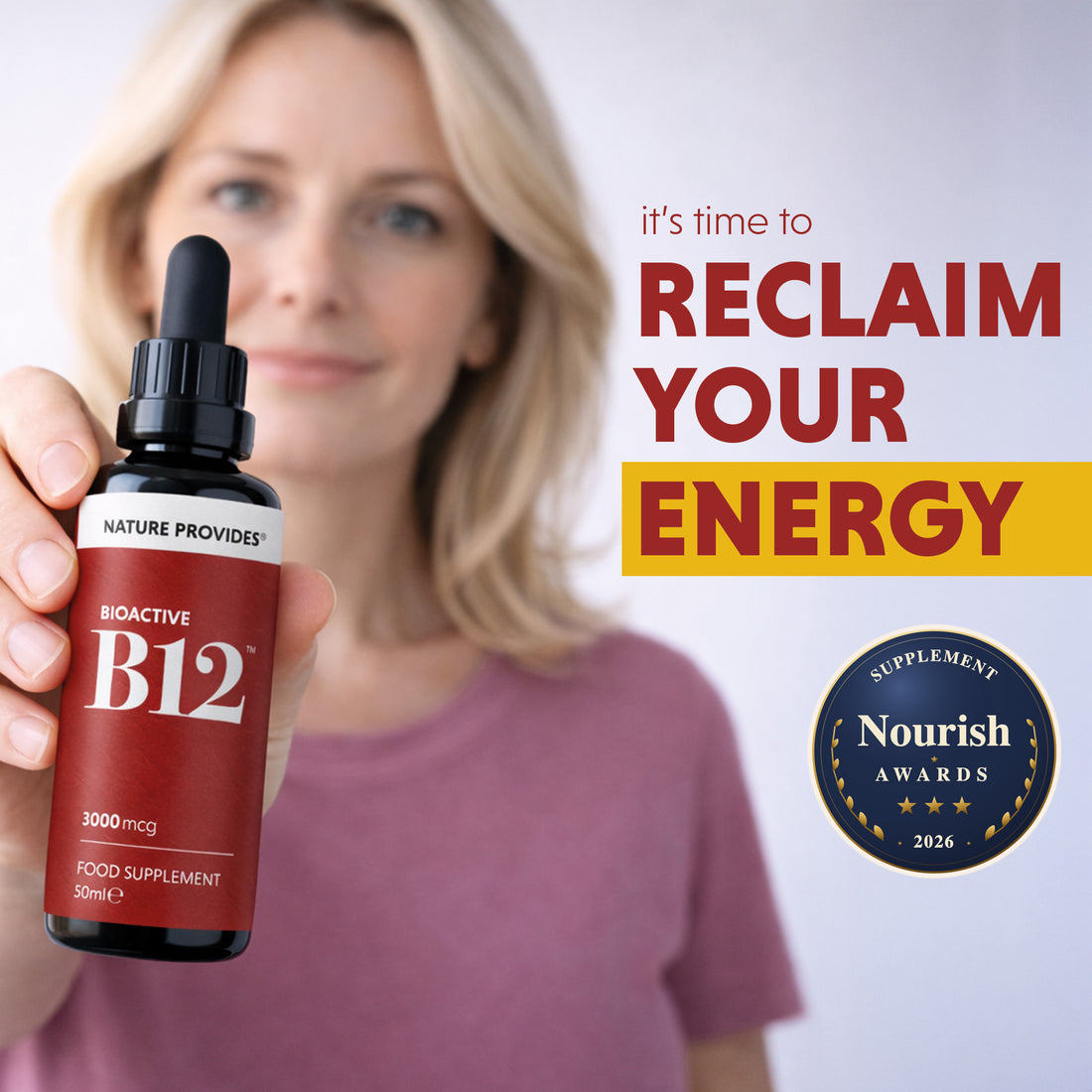 Bioactive B12 (3000 mcg) Liquid Coenzyme Vitamin B12 - 50ml