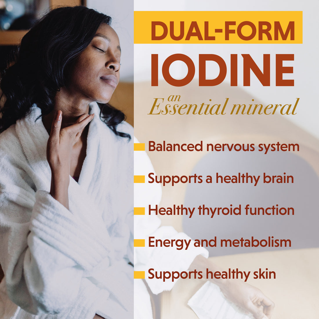 Extracto de Yodo de Doble Forma (675mcg) Extraído de Algas Marinas Naturales - 30ml